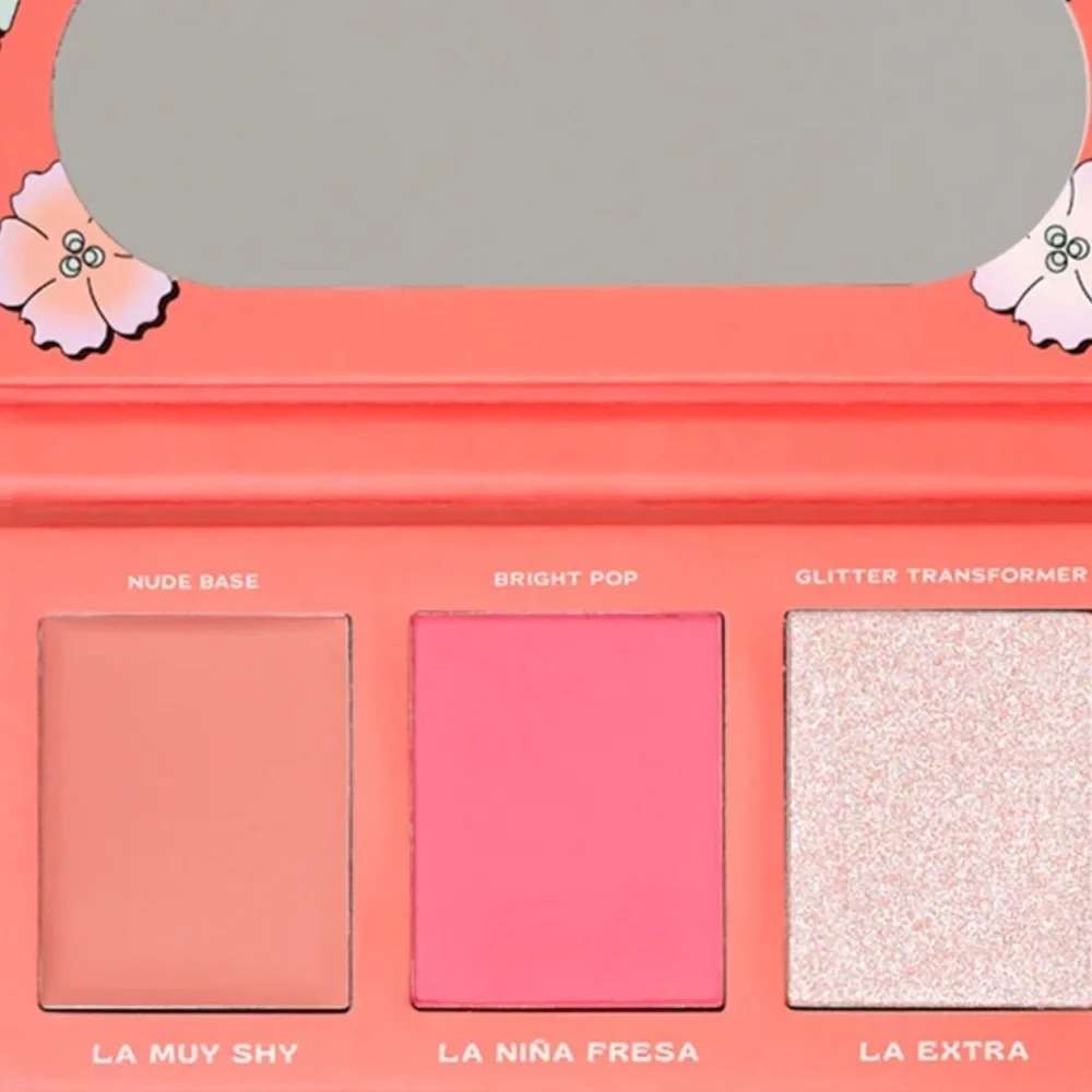 Alamar Cosmetics VIVA LAS CHEEKAS Cheek Palette - FAIR/LIGHT 3 Colors BNIB